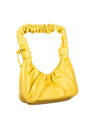 Γυναικεία Αξεσουάρ, Γυναικεία τσάντα Critia κίτρινη - Kalapod.gr